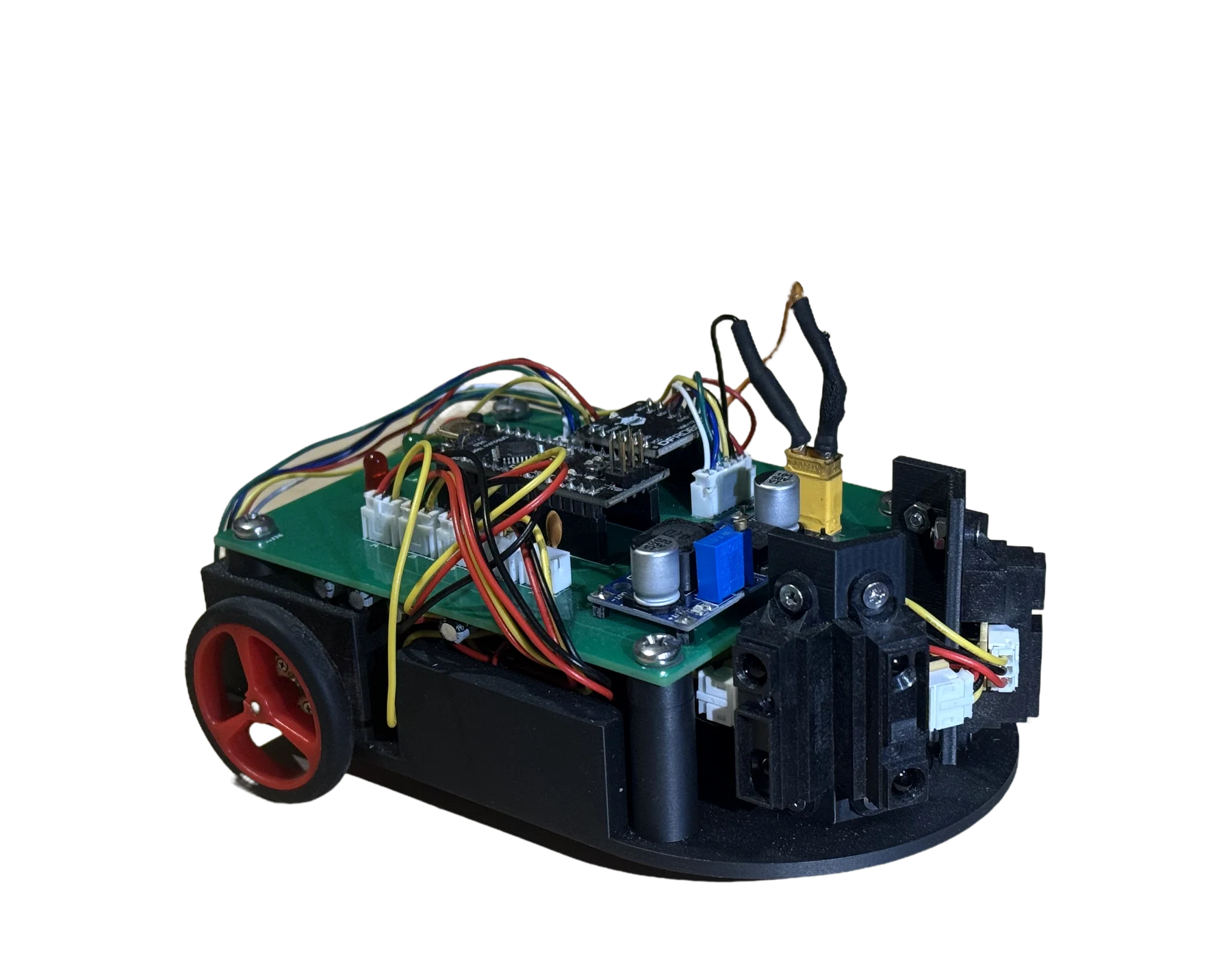 Micromouse from the front right