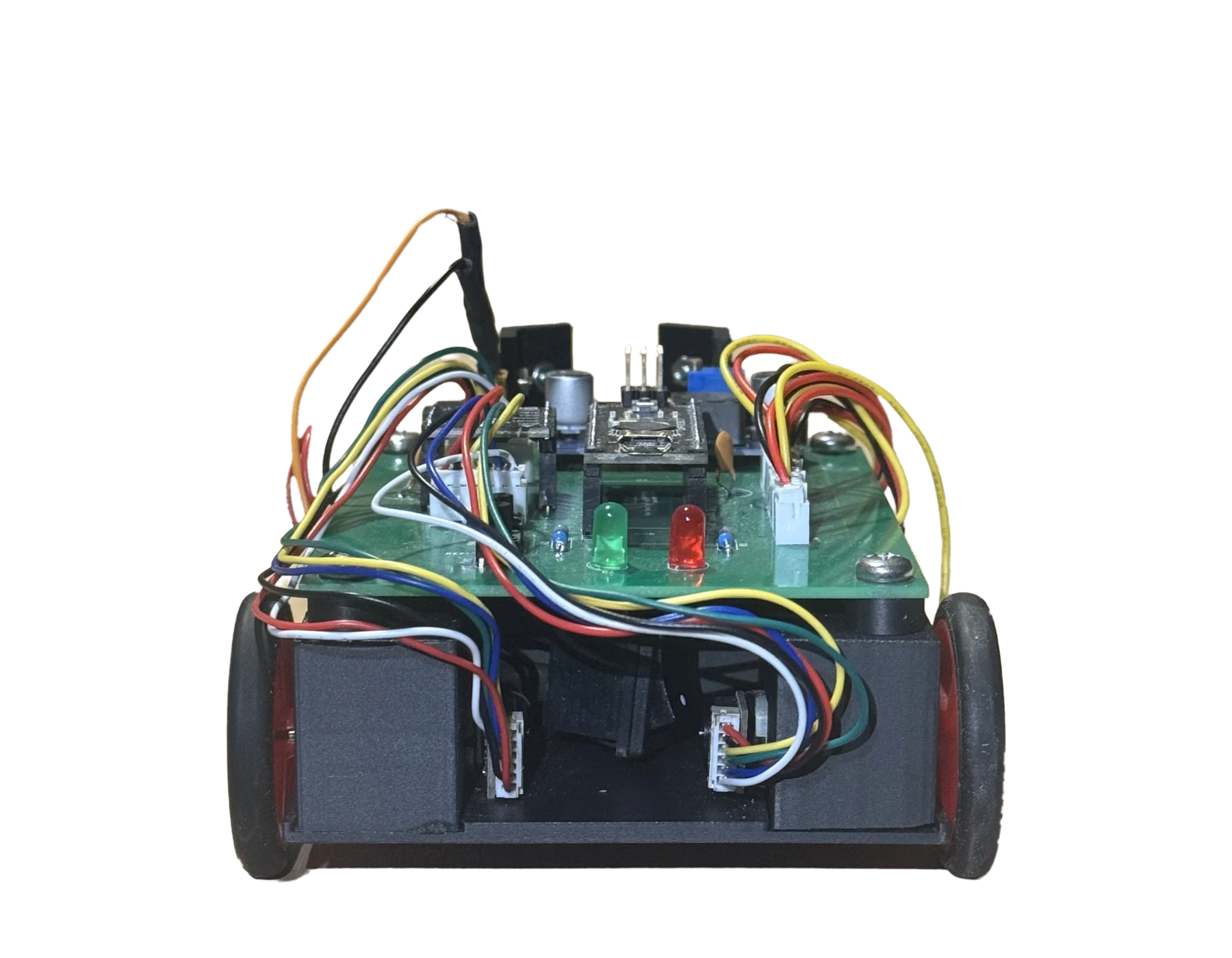 Micromouse from the rear